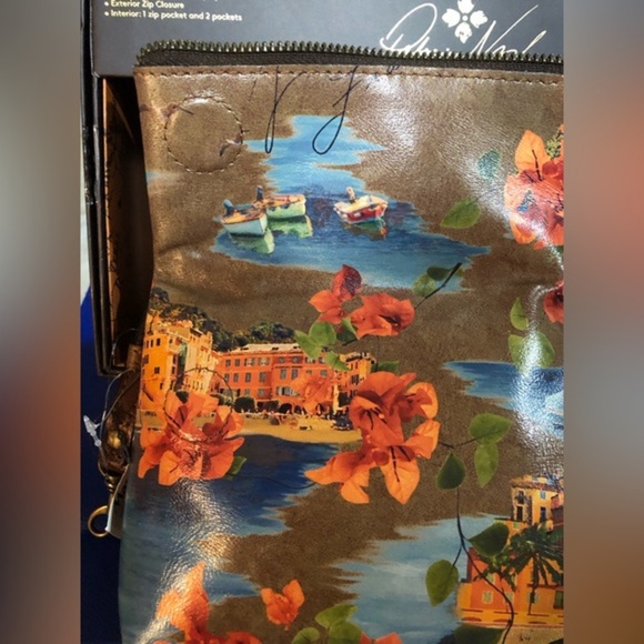 Patricia Nash beautiful French Riviera Giada foldover purse clutch new in box - Picture 14 of 16